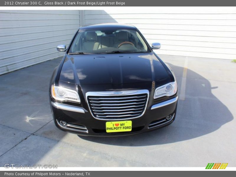 Gloss Black / Dark Frost Beige/Light Frost Beige 2012 Chrysler 300 C