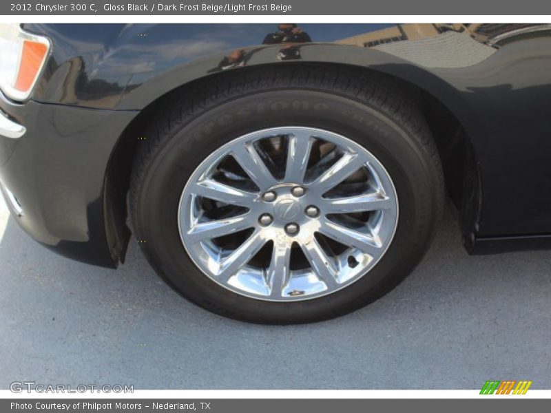 Gloss Black / Dark Frost Beige/Light Frost Beige 2012 Chrysler 300 C