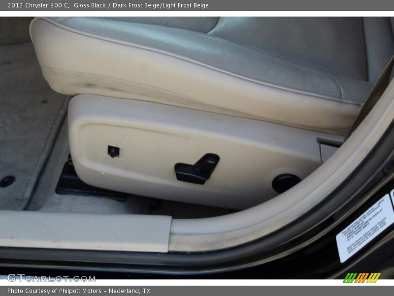 Gloss Black / Dark Frost Beige/Light Frost Beige 2012 Chrysler 300 C