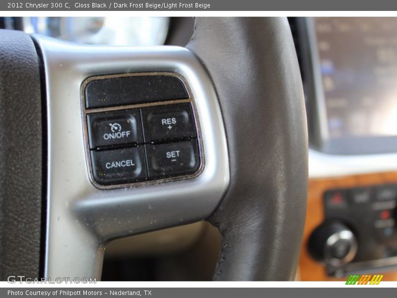 Gloss Black / Dark Frost Beige/Light Frost Beige 2012 Chrysler 300 C