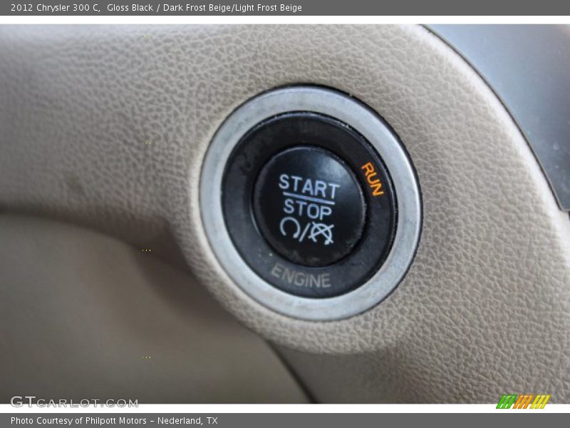 Gloss Black / Dark Frost Beige/Light Frost Beige 2012 Chrysler 300 C
