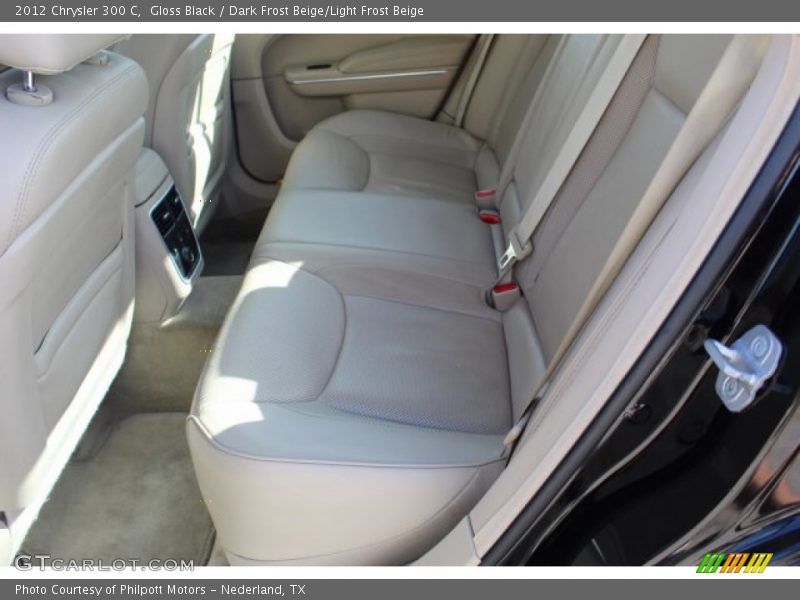 Gloss Black / Dark Frost Beige/Light Frost Beige 2012 Chrysler 300 C