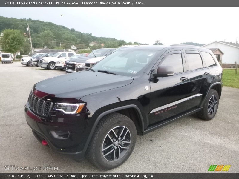 Diamond Black Crystal Pearl / Black 2018 Jeep Grand Cherokee Trailhawk 4x4