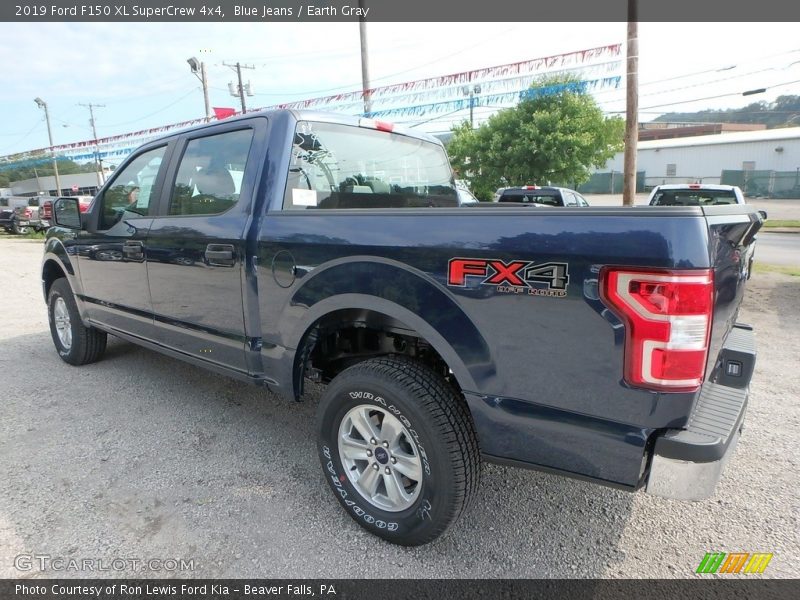 Blue Jeans / Earth Gray 2019 Ford F150 XL SuperCrew 4x4