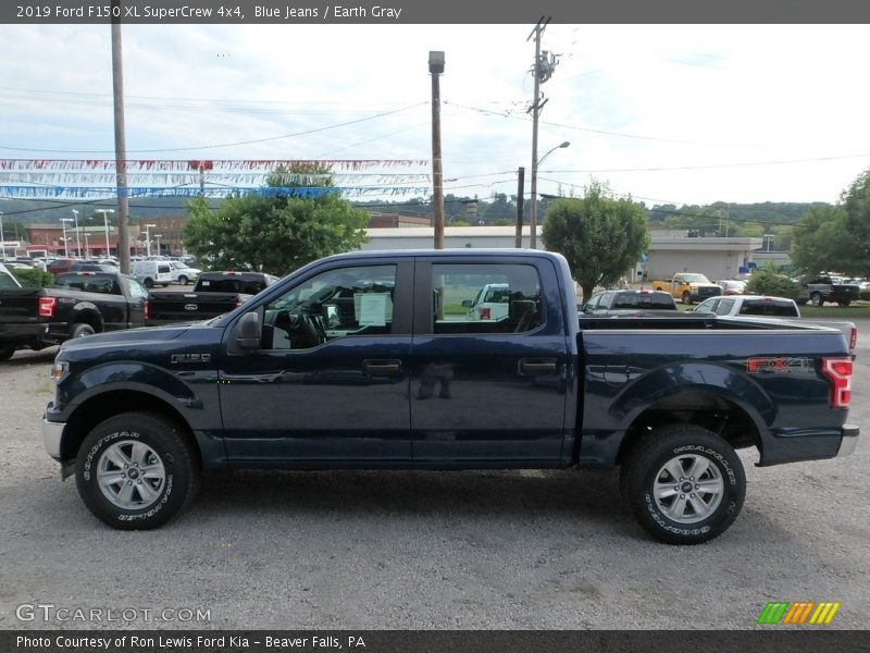 Blue Jeans / Earth Gray 2019 Ford F150 XL SuperCrew 4x4