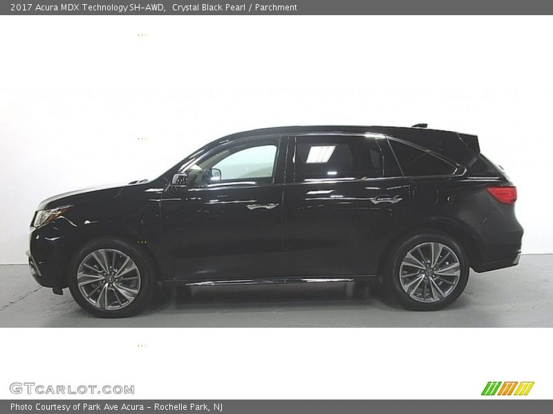 Crystal Black Pearl / Parchment 2017 Acura MDX Technology SH-AWD