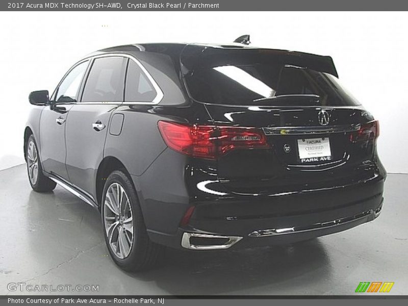 Crystal Black Pearl / Parchment 2017 Acura MDX Technology SH-AWD