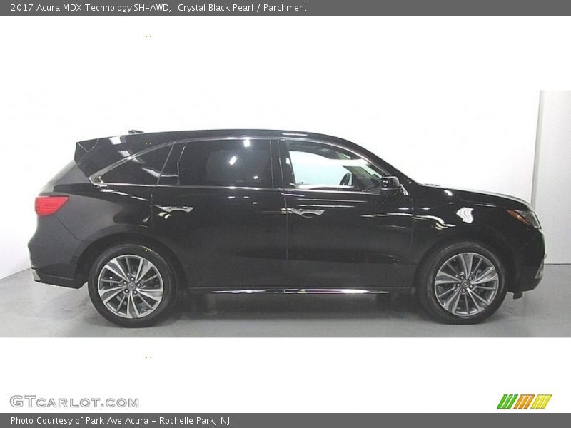 Crystal Black Pearl / Parchment 2017 Acura MDX Technology SH-AWD