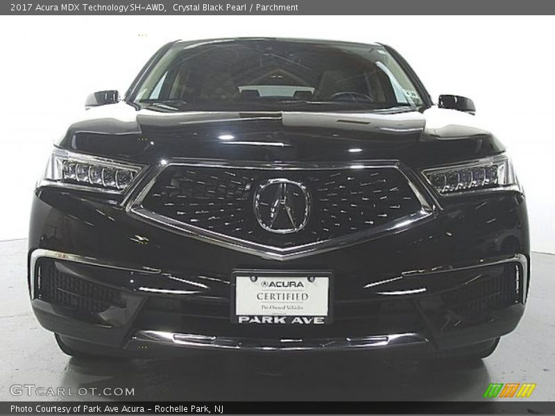 Crystal Black Pearl / Parchment 2017 Acura MDX Technology SH-AWD