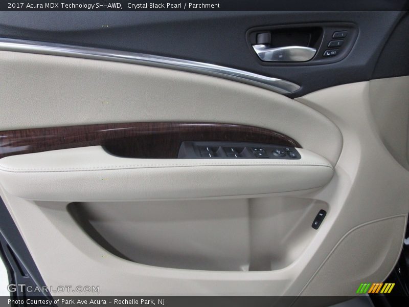Crystal Black Pearl / Parchment 2017 Acura MDX Technology SH-AWD