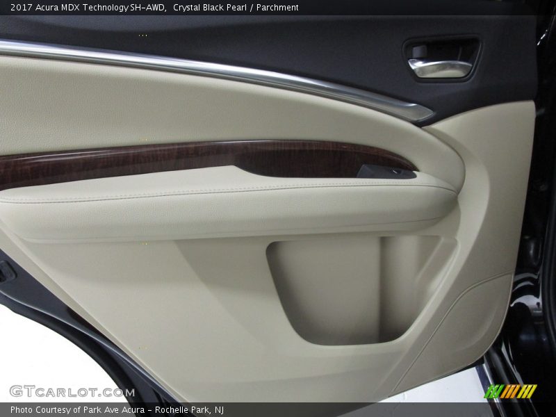 Crystal Black Pearl / Parchment 2017 Acura MDX Technology SH-AWD