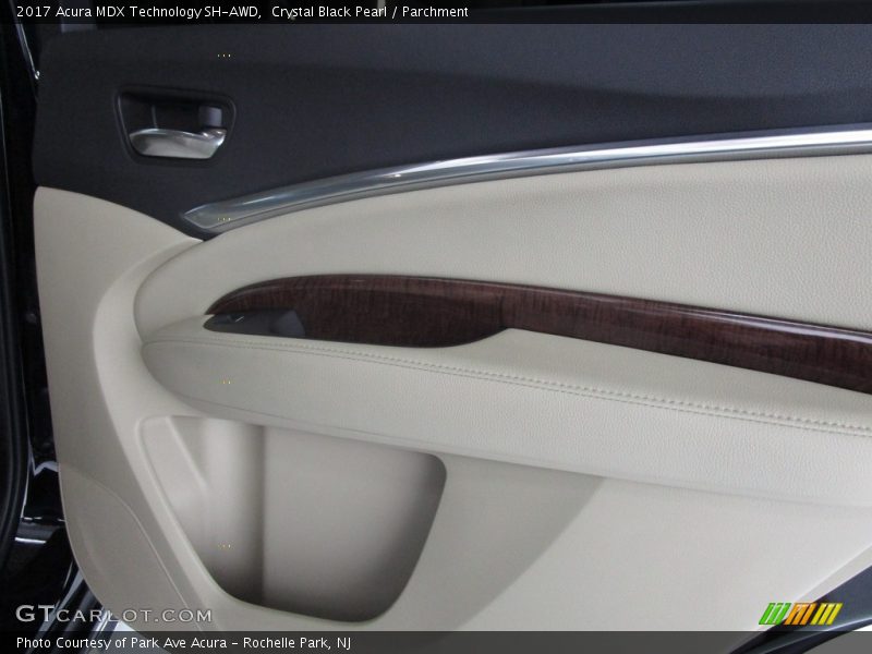 Crystal Black Pearl / Parchment 2017 Acura MDX Technology SH-AWD