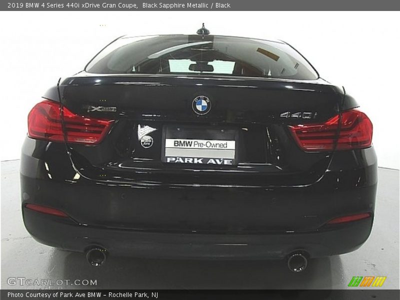 Black Sapphire Metallic / Black 2019 BMW 4 Series 440i xDrive Gran Coupe