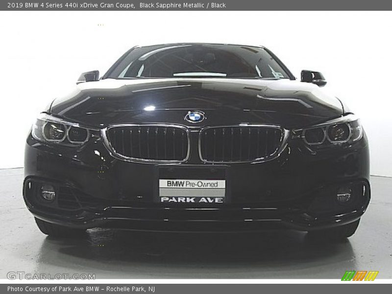 Black Sapphire Metallic / Black 2019 BMW 4 Series 440i xDrive Gran Coupe