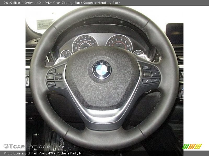 Black Sapphire Metallic / Black 2019 BMW 4 Series 440i xDrive Gran Coupe