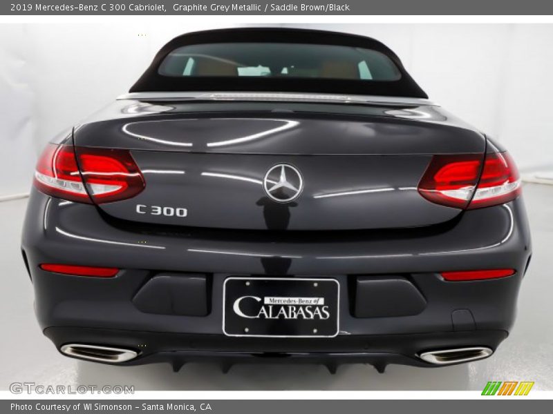 Graphite Grey Metallic / Saddle Brown/Black 2019 Mercedes-Benz C 300 Cabriolet