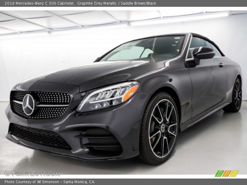 Graphite Grey Metallic / Saddle Brown/Black 2019 Mercedes-Benz C 300 Cabriolet