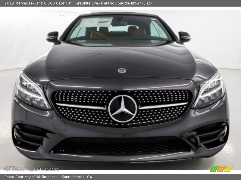 Graphite Grey Metallic / Saddle Brown/Black 2019 Mercedes-Benz C 300 Cabriolet