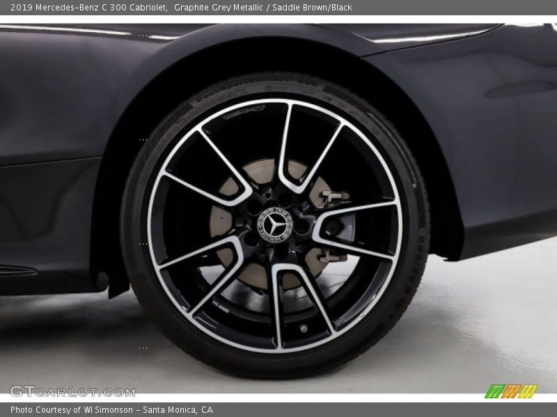 Graphite Grey Metallic / Saddle Brown/Black 2019 Mercedes-Benz C 300 Cabriolet