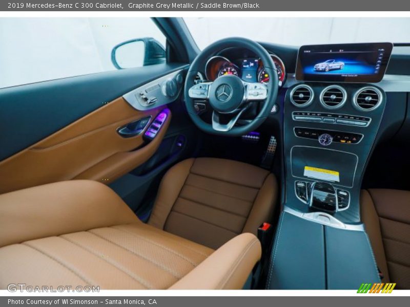 Graphite Grey Metallic / Saddle Brown/Black 2019 Mercedes-Benz C 300 Cabriolet