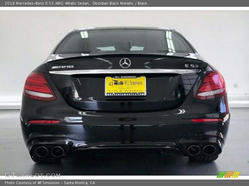 Obsidian Black Metallic / Black 2019 Mercedes-Benz E 53 AMG 4Matic Sedan