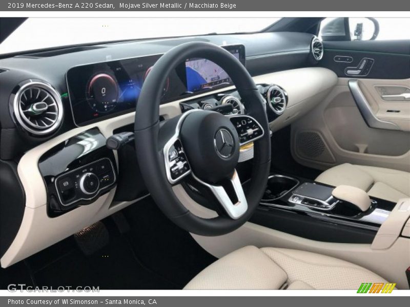 Mojave Silver Metallic / Macchiato Beige 2019 Mercedes-Benz A 220 Sedan