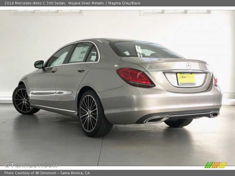 Mojave Silver Metallic / Magma Grey/Black 2019 Mercedes-Benz C 300 Sedan
