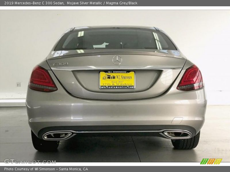 Mojave Silver Metallic / Magma Grey/Black 2019 Mercedes-Benz C 300 Sedan