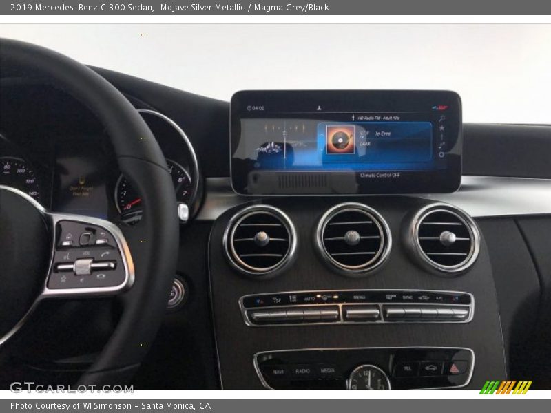 Mojave Silver Metallic / Magma Grey/Black 2019 Mercedes-Benz C 300 Sedan