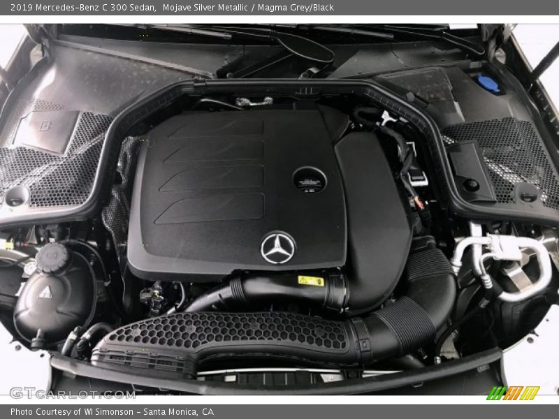Mojave Silver Metallic / Magma Grey/Black 2019 Mercedes-Benz C 300 Sedan