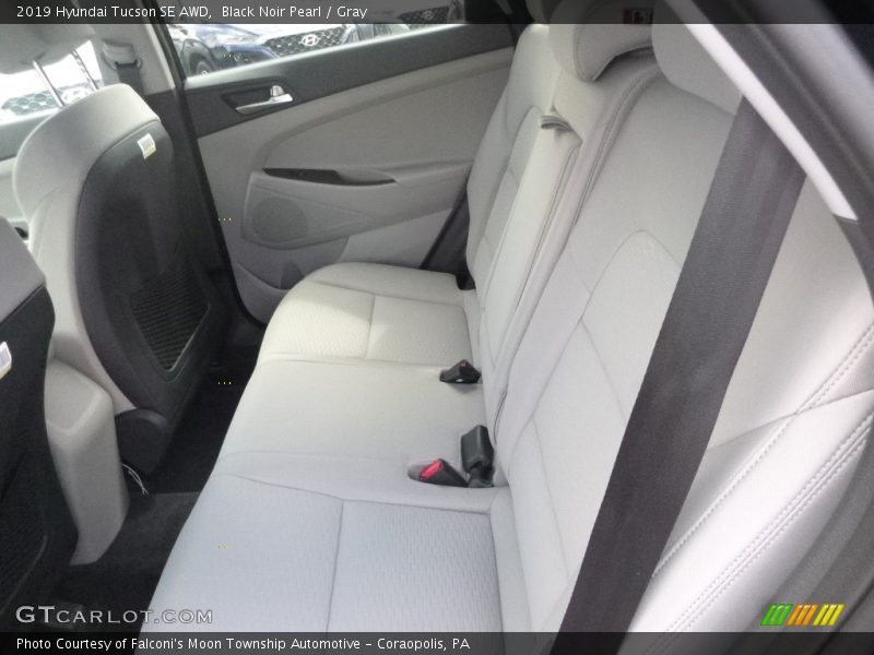 Black Noir Pearl / Gray 2019 Hyundai Tucson SE AWD
