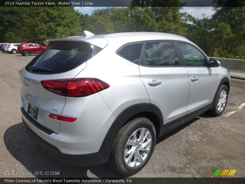 Molten Silver / Gray 2019 Hyundai Tucson Value