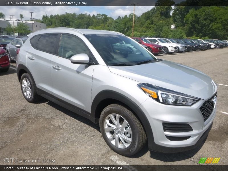 Molten Silver / Gray 2019 Hyundai Tucson Value