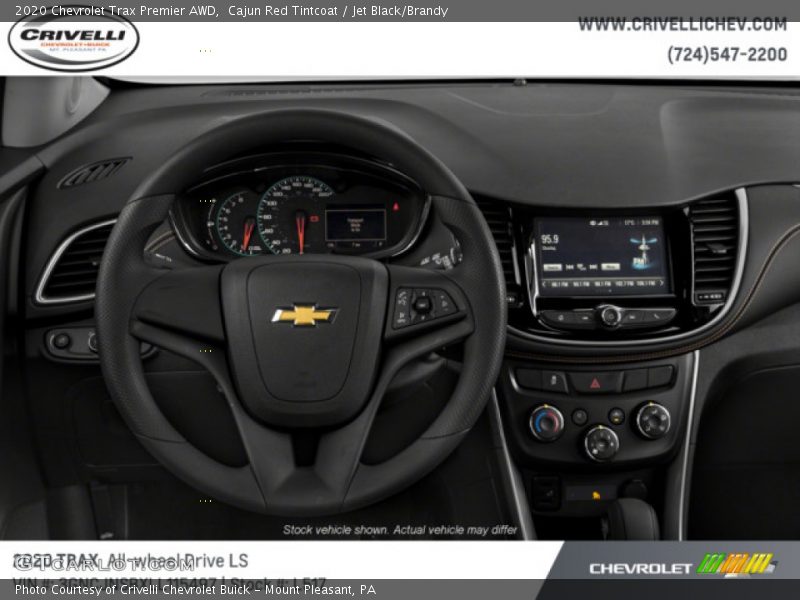Cajun Red Tintcoat / Jet Black/Brandy 2020 Chevrolet Trax Premier AWD