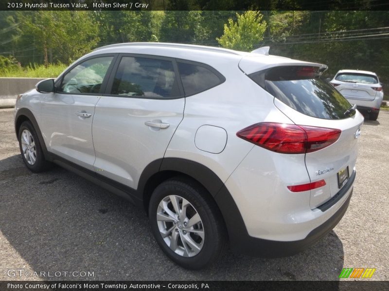 Molten Silver / Gray 2019 Hyundai Tucson Value