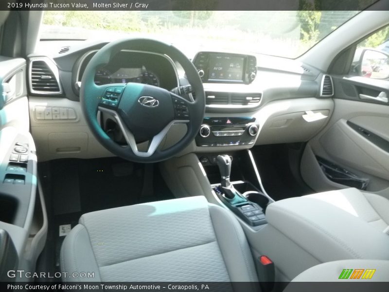 Molten Silver / Gray 2019 Hyundai Tucson Value