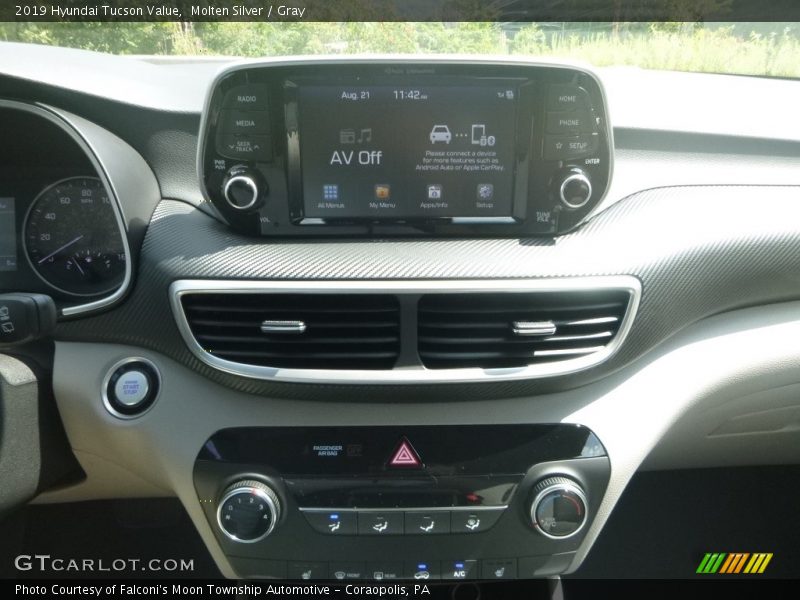 Molten Silver / Gray 2019 Hyundai Tucson Value