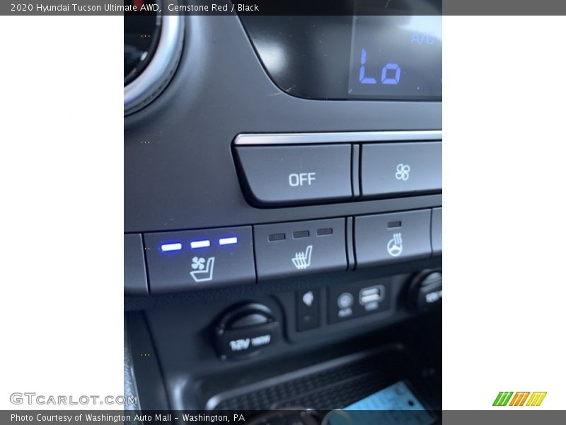 Controls of 2020 Tucson Ultimate AWD