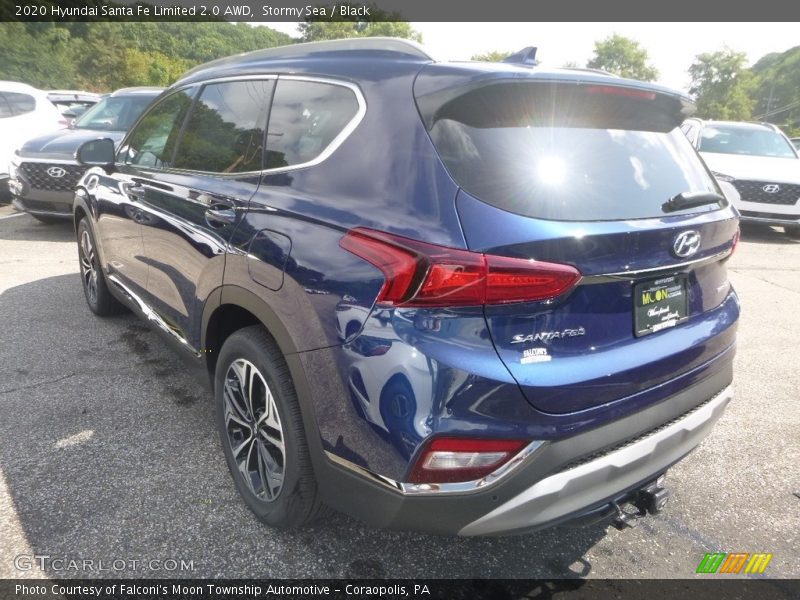 Stormy Sea / Black 2020 Hyundai Santa Fe Limited 2.0 AWD