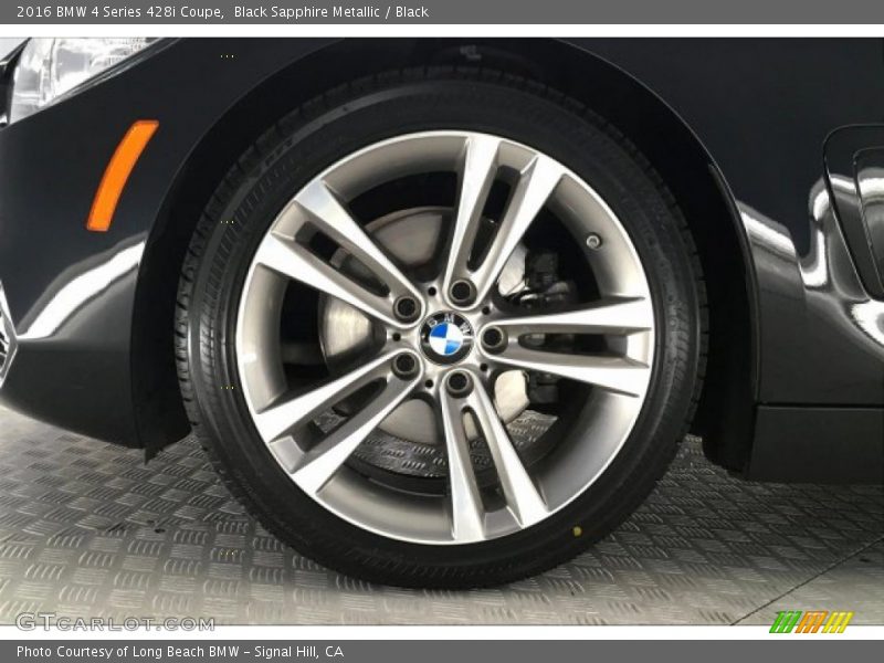 Black Sapphire Metallic / Black 2016 BMW 4 Series 428i Coupe