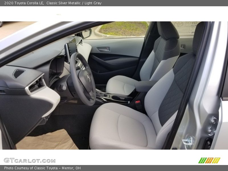 Classic Silver Metallic / Light Gray 2020 Toyota Corolla LE