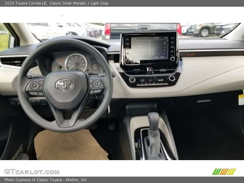 Classic Silver Metallic / Light Gray 2020 Toyota Corolla LE