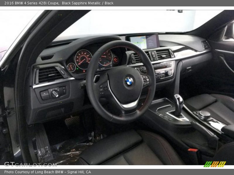 Black Sapphire Metallic / Black 2016 BMW 4 Series 428i Coupe