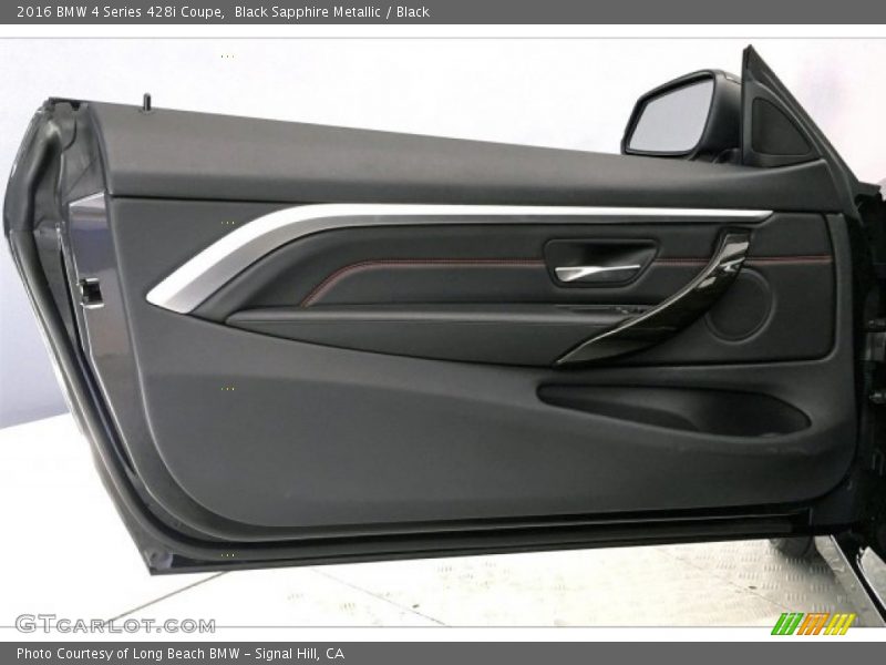 Black Sapphire Metallic / Black 2016 BMW 4 Series 428i Coupe