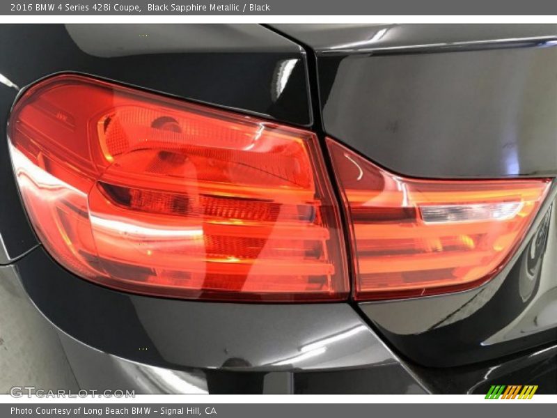 Black Sapphire Metallic / Black 2016 BMW 4 Series 428i Coupe
