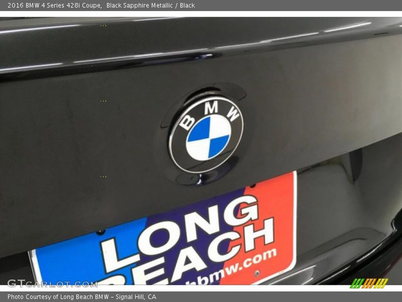 Black Sapphire Metallic / Black 2016 BMW 4 Series 428i Coupe