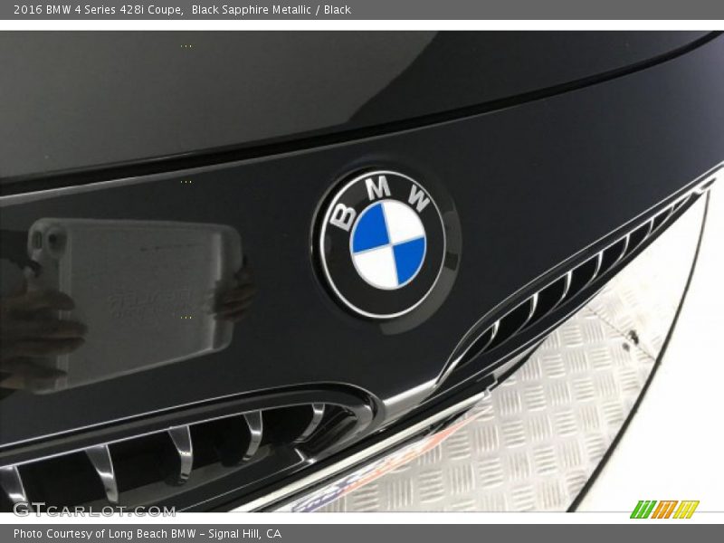 Black Sapphire Metallic / Black 2016 BMW 4 Series 428i Coupe