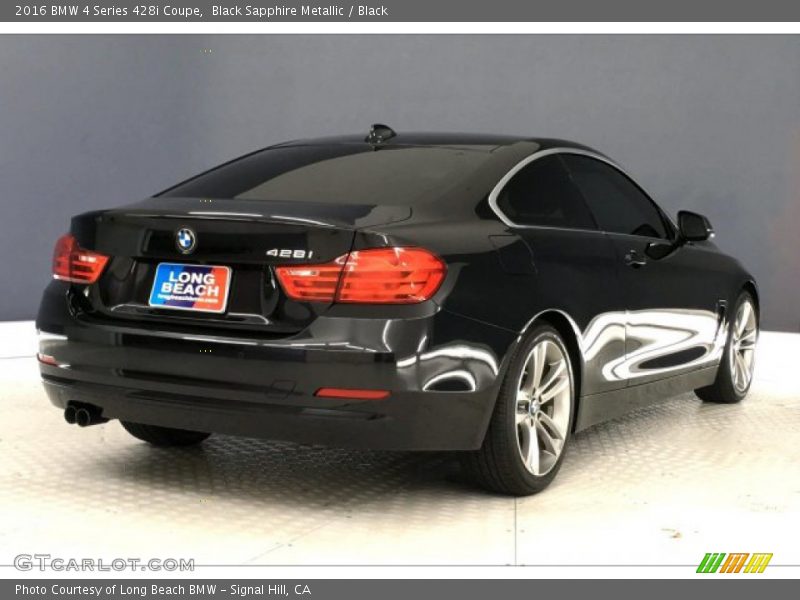 Black Sapphire Metallic / Black 2016 BMW 4 Series 428i Coupe