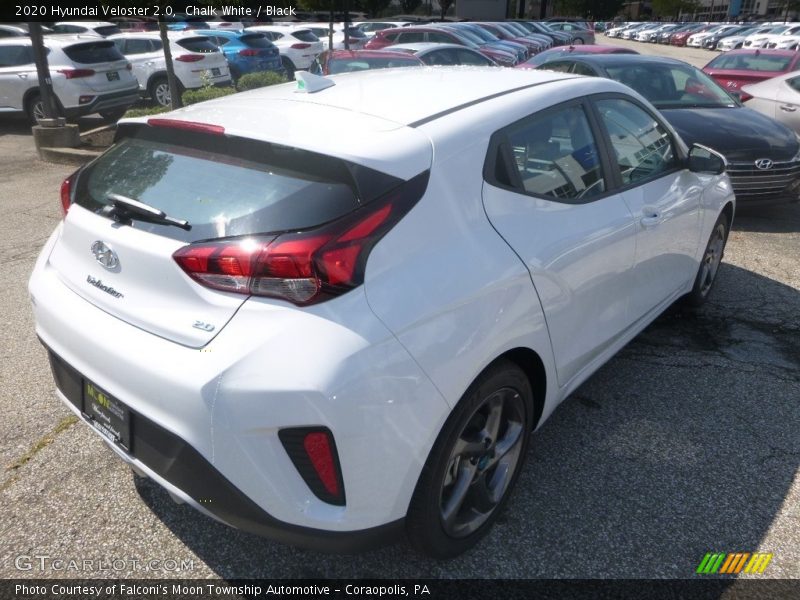 Chalk White / Black 2020 Hyundai Veloster 2.0