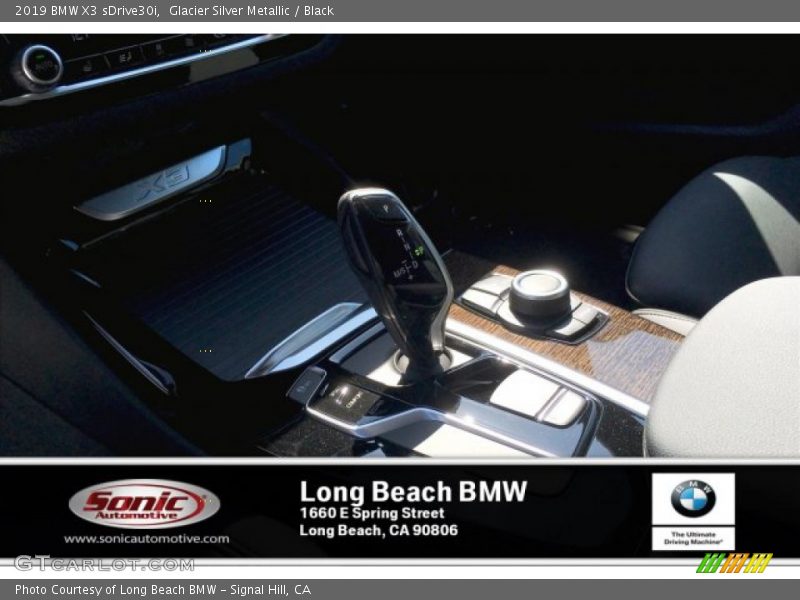 Glacier Silver Metallic / Black 2019 BMW X3 sDrive30i
